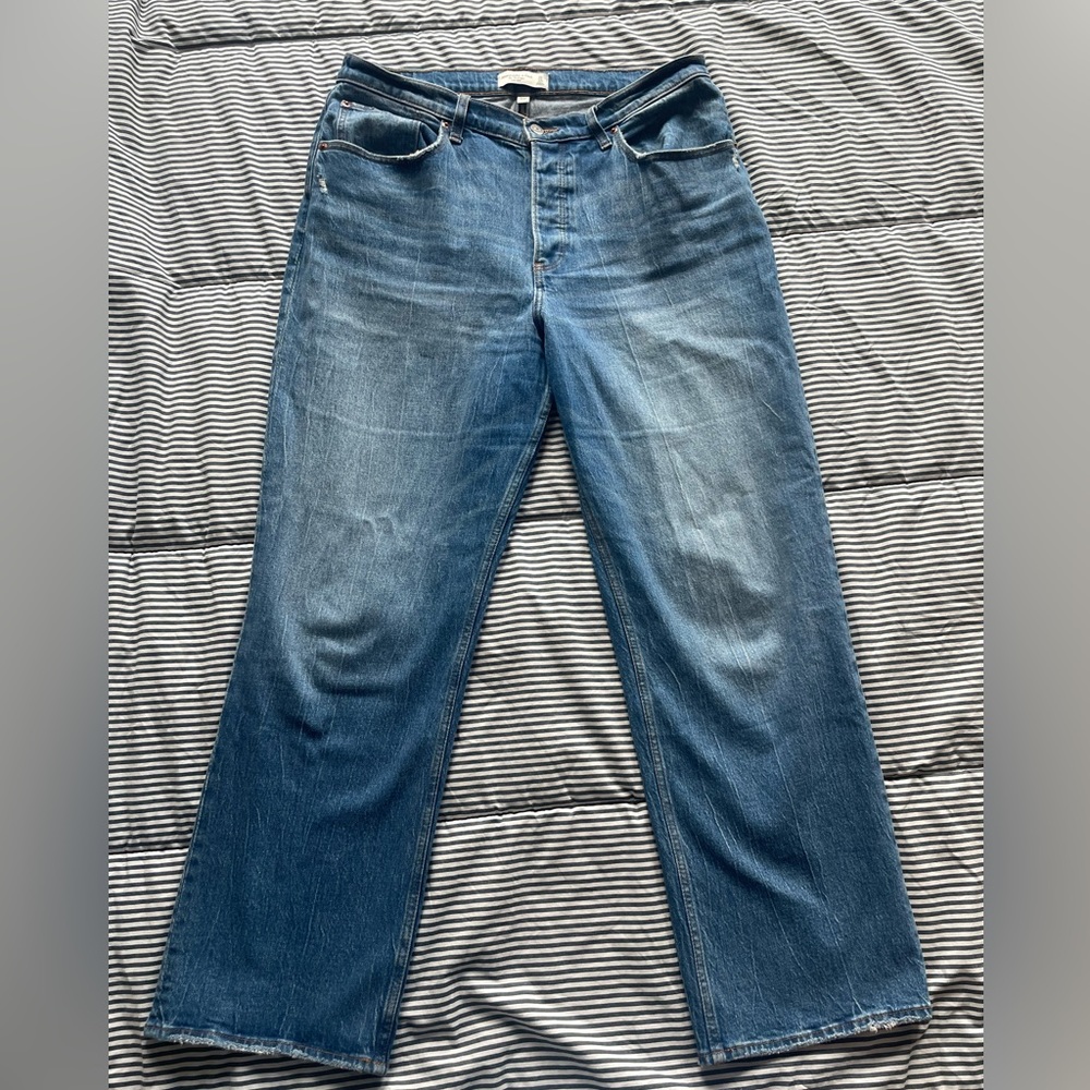 Abercrombie Curve Love 90s Baggy Low Rise Jeans